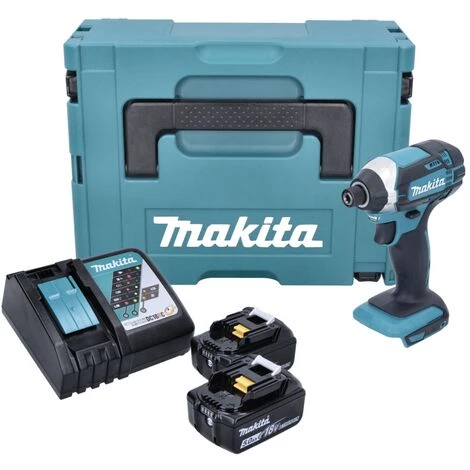 Makita DTD 152 RTJ 18V Li-Ion Visseuse à Chocs Sans Fil Avec Boîtier Makpac + 2x Batteries BL 1850 5,0 Ah Li-Ion + 1x Chargeur Rapide DC 18 RC 6 Makita DTD 152 RTJ 18V Li-Ion Visseuse à Chocs Sans Fil Avec Boîtier Makpac + 2x Batteries BL 1850 5,0 Ah Li-Ion + 1x Chargeur Rapide DC 18 RC – Image 4