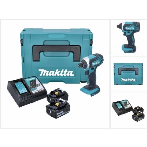 Makita DTD 152 RTJ 18V Li-Ion Visseuse à Chocs Sans Fil Avec Boîtier Makpac + 2x Batteries BL 1850 5,0 Ah Li-Ion + 1x Chargeur Rapide DC 18 RC 7 Makita DTD 152 RTJ 18V Li-Ion Visseuse à Chocs Sans Fil Avec Boîtier Makpac + 2x Batteries BL 1850 5,0 Ah Li-Ion + 1x Chargeur Rapide DC 18 RC – Image 5