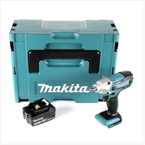 Makita DTW 190 T1J Visseuse à Percussion Sans Fil 18V Li-Ion + 1x Batterie BL 1850 5,0 Ah + Coffret Makpac - Sans Chargeur 4 Makita DTW 190 T1J Visseuse à Percussion Sans Fil 18V Li-Ion + 1x Batterie BL 1850 5,0 Ah + Coffret Makpac - Sans Chargeur – Image 2
